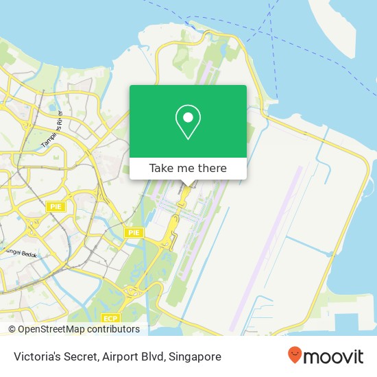 Victoria's Secret, Airport Blvd map