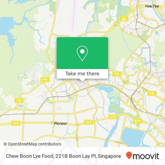 Chew Boon Lye Food, 221B Boon Lay Pl map