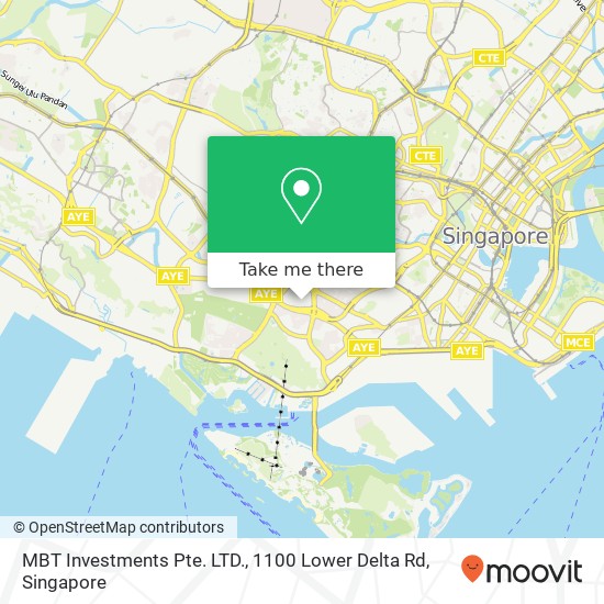 MBT Investments Pte. LTD., 1100 Lower Delta Rd map