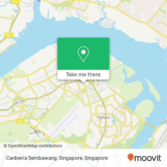 Canberra Sembawang, Singapore地图