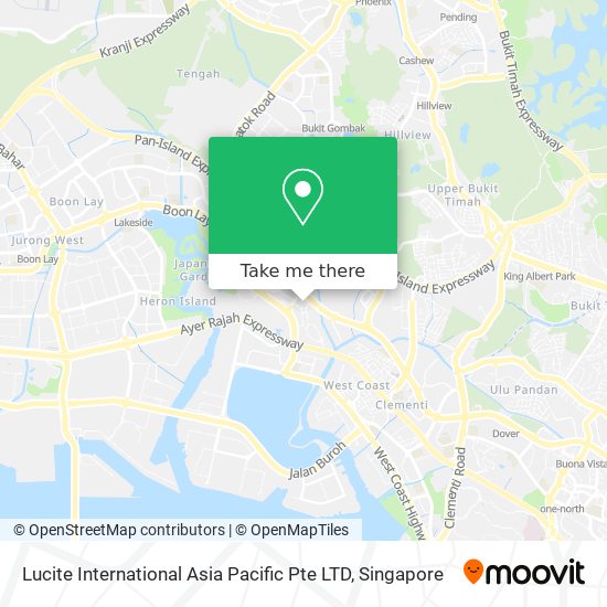 Lucite International Asia Pacific Pte LTD map