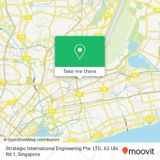 Strategic International Engineering Pte. LTD., 62 Ubi Rd 1 map