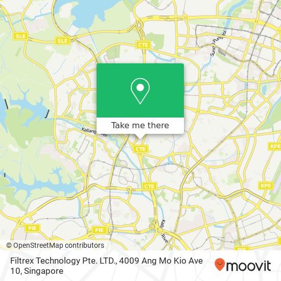 Filtrex Technology Pte. LTD., 4009 Ang Mo Kio Ave 10地图