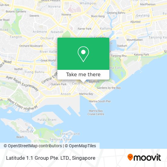 Latitude 1.1 Group Pte. LTD. map