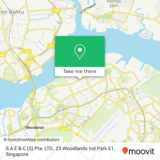 S.A E & C (S) Pte. LTD., 23 Woodlands Ind Park E1地图