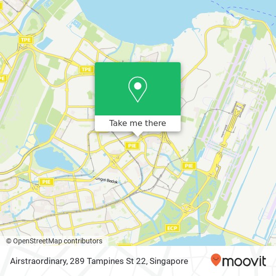 Airstraordinary, 289 Tampines St 22 map