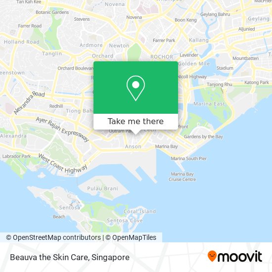 Beauva the Skin Care map
