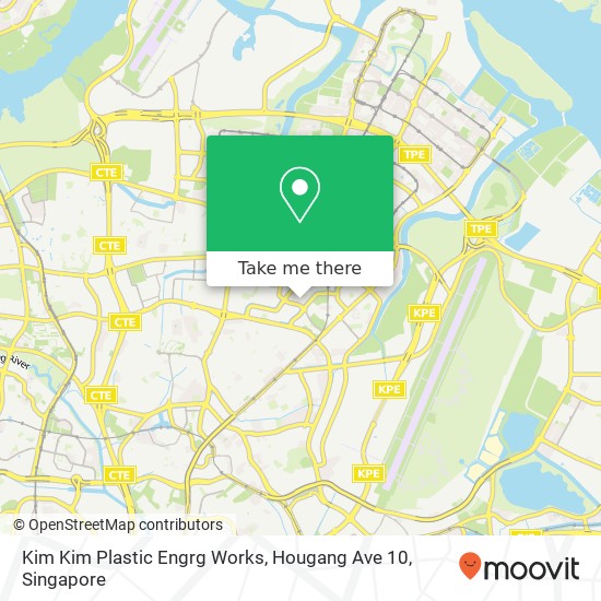 Kim Kim Plastic Engrg Works, Hougang Ave 10 map