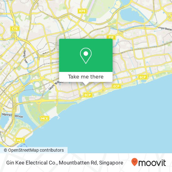 Gin Kee Electrical Co., Mountbatten Rd map