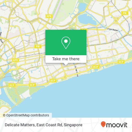 Delicate Matters, East Coast Rd map