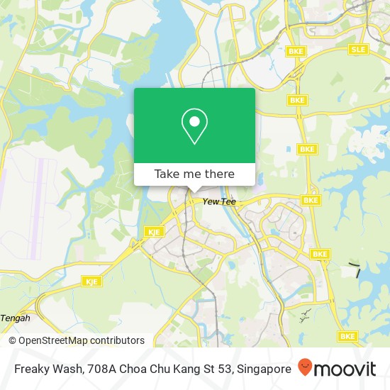 Freaky Wash, 708A Choa Chu Kang St 53 map