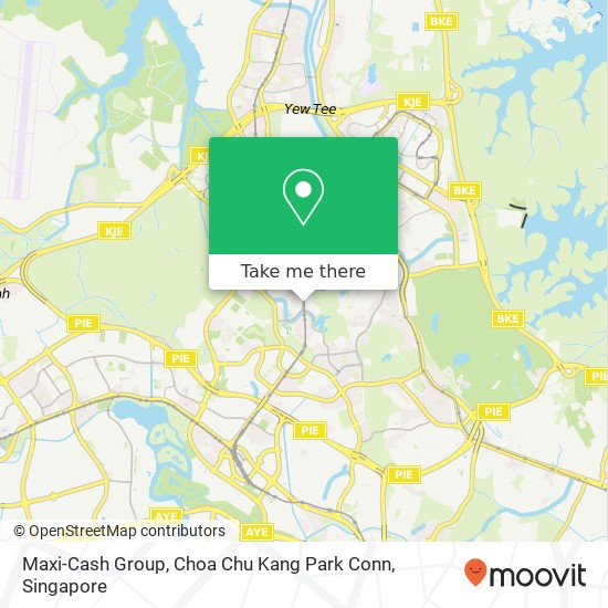 Maxi-Cash Group, Choa Chu Kang Park Conn地图