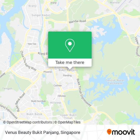 Venus Beauty Bukit Panjang map