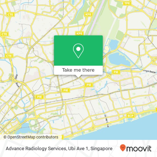 Advance Radiology Services, Ubi Ave 1 map