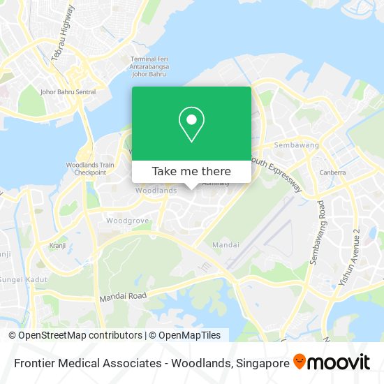 Frontier Medical Associates - Woodlands map