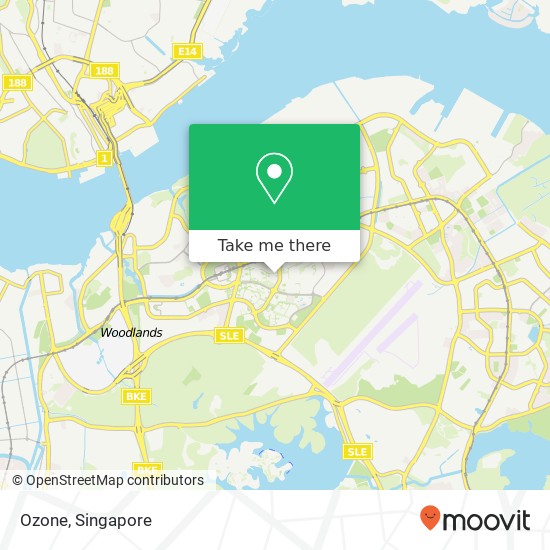 Ozone, Woodlands Dr 50 map