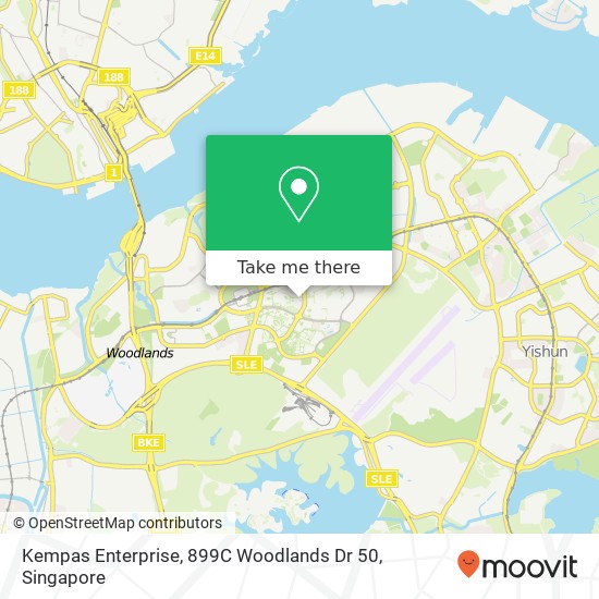 Kempas Enterprise, 899C Woodlands Dr 50 map