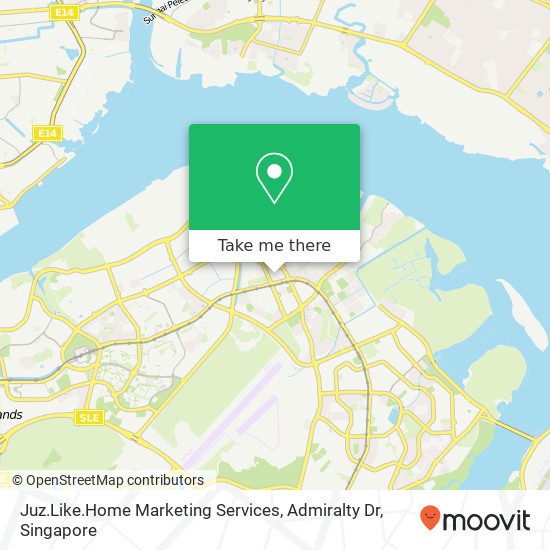 Juz.Like.Home Marketing Services, Admiralty Dr map