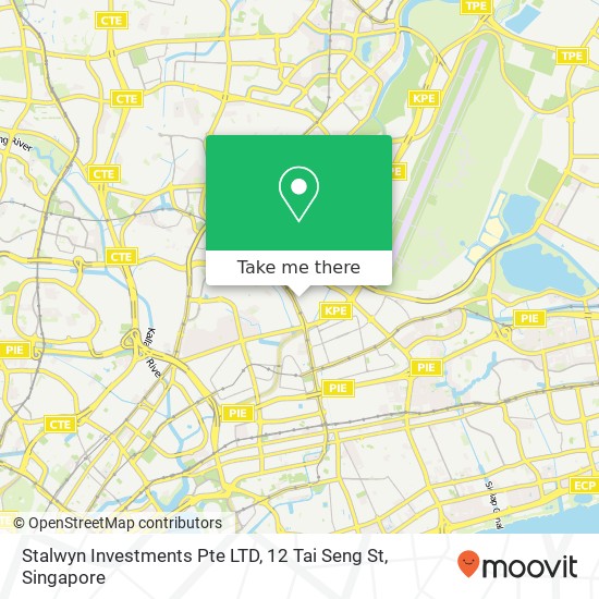 Stalwyn Investments Pte LTD, 12 Tai Seng St地图