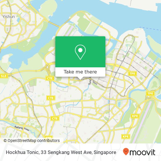 Hockhua Tonic, 33 Sengkang West Ave地图