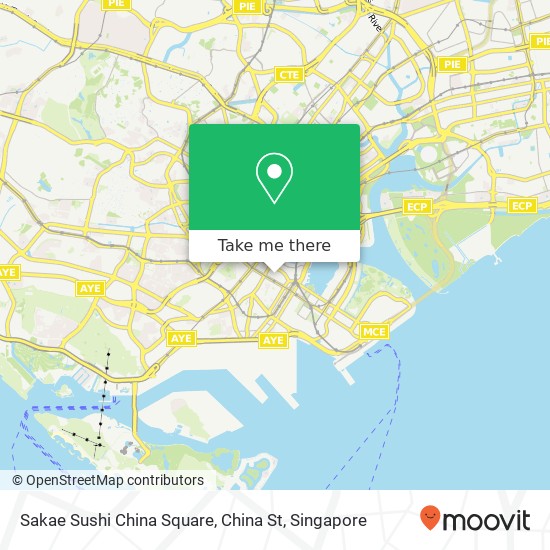 Sakae Sushi China Square, China St地图