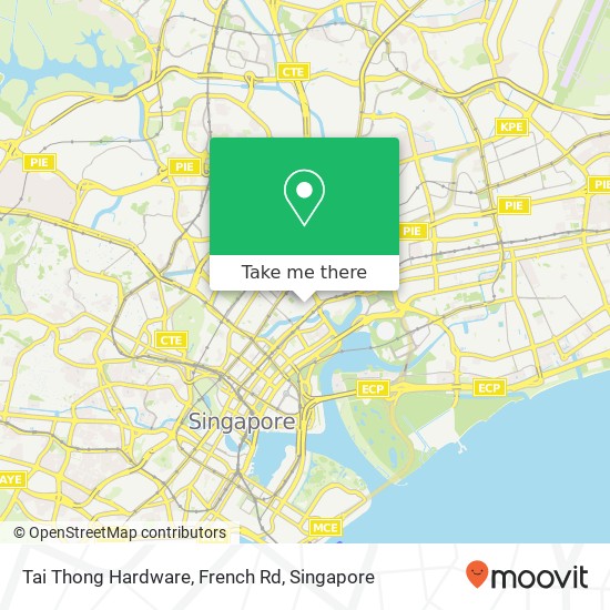 Tai Thong Hardware, French Rd map