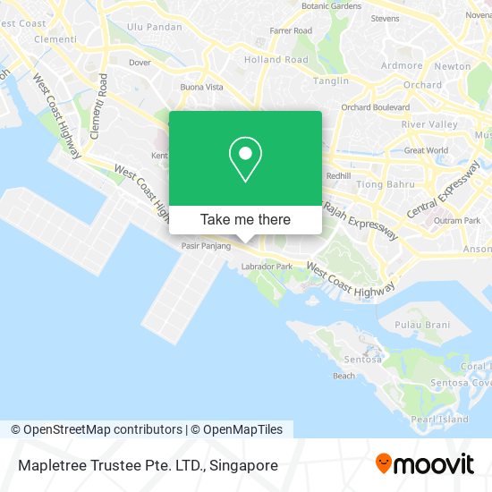 Mapletree Trustee Pte. LTD. map