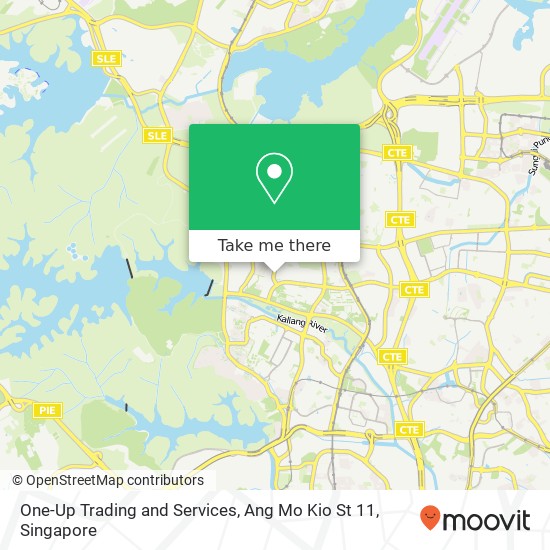 One-Up Trading and Services, Ang Mo Kio St 11地图