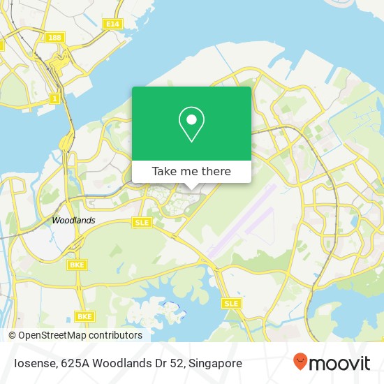 Iosense, 625A Woodlands Dr 52 map