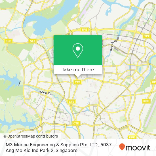 M3 Marine Engineering & Supplies Pte. LTD., 5037 Ang Mo Kio Ind Park 2 map