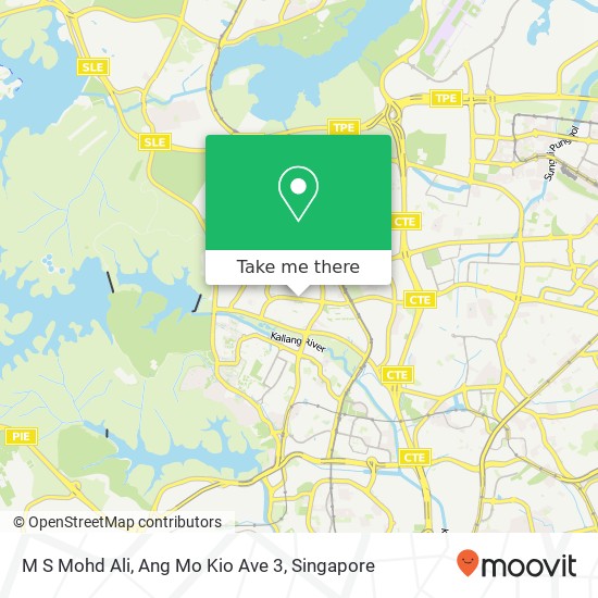 M S Mohd Ali, Ang Mo Kio Ave 3 map
