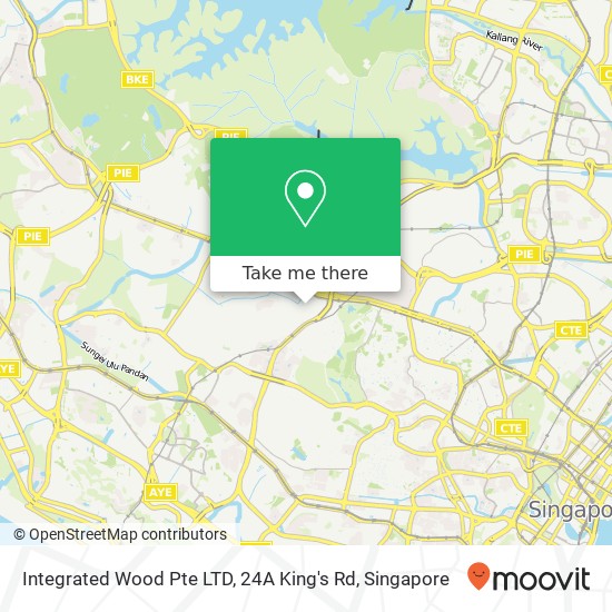 Integrated Wood Pte LTD, 24A King's Rd地图