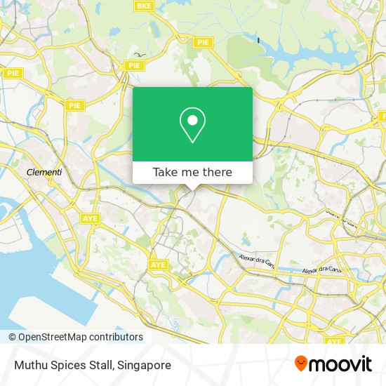 Muthu Spices Stall map
