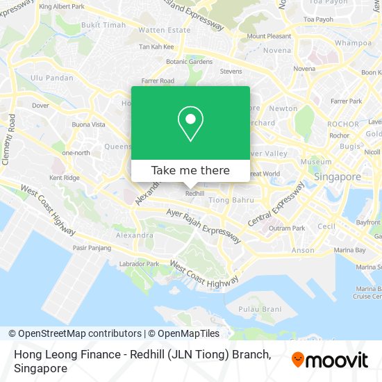 Hong Leong Finance - Redhill (JLN Tiong) Branch地图