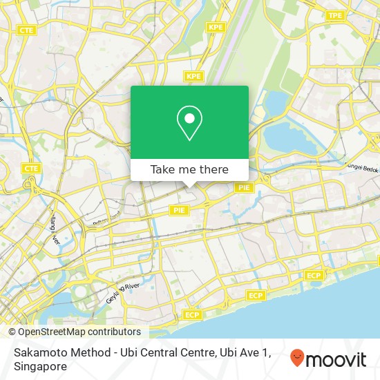 Sakamoto Method - Ubi Central Centre, Ubi Ave 1地图