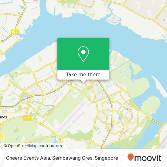 Cheers Events Asia, Sembawang Cres map