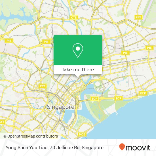 Yong Shun You Tiao, 70 Jellicoe Rd map