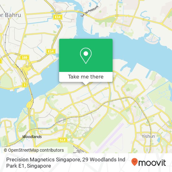 Precision Magnetics Singapore, 29 Woodlands Ind Park E1地图