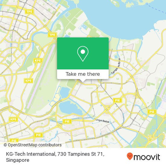 KG-Tech International, 730 Tampines St 71地图