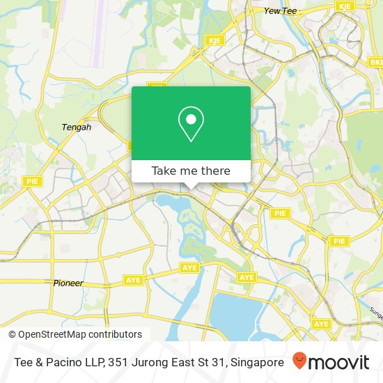 Tee & Pacino LLP, 351 Jurong East St 31地图