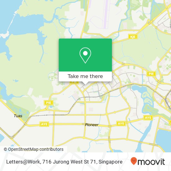 Letters@Work, 716 Jurong West St 71地图