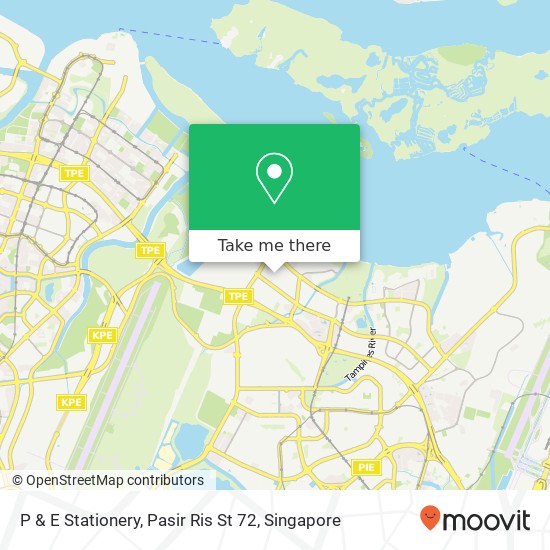 P & E Stationery, Pasir Ris St 72 map