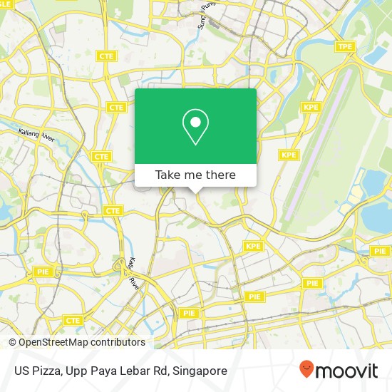 US Pizza, Upp Paya Lebar Rd地图