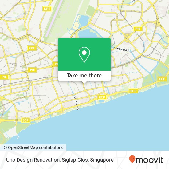 Uno Design Renovation, Siglap Clos map