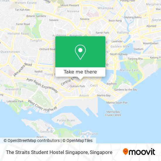 The Straits Student Hostel Singapore地图