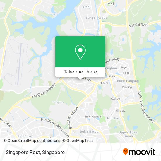 Singapore Post map