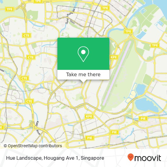 Hue Landscape, Hougang Ave 1 map