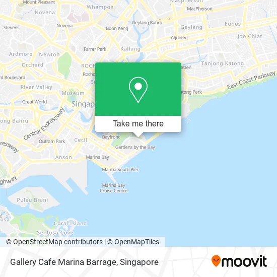 Gallery Cafe Marina Barrage地图