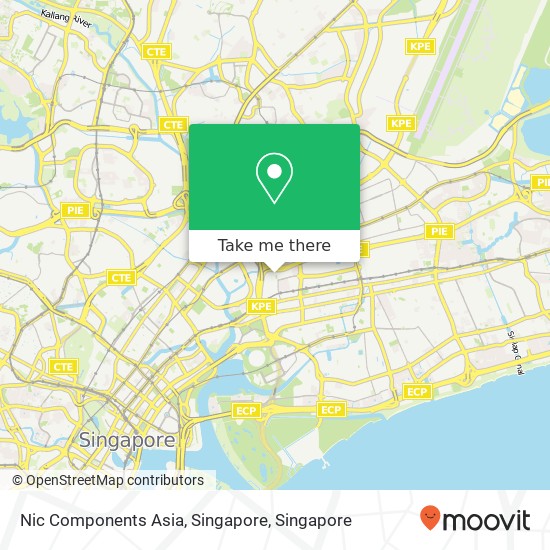 Nic Components Asia, Singapore map