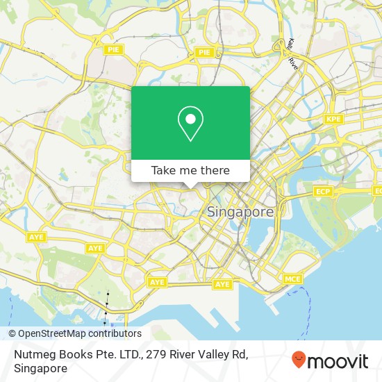 Nutmeg Books Pte. LTD., 279 River Valley Rd地图